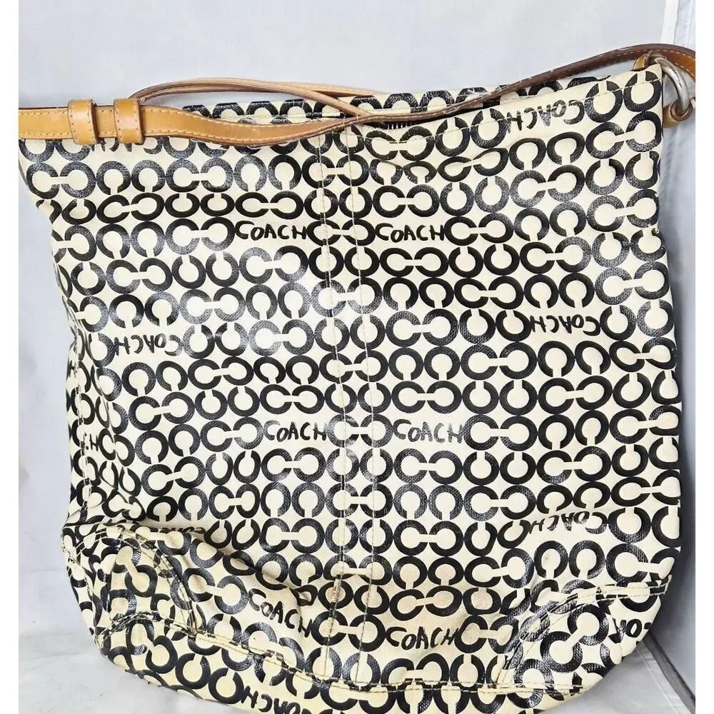 Coach Leah Op Art shoulder bag